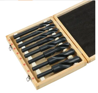 2021 13-25mm HSS 1/2 Reduced Shank Black Color Twist Drill Bits Set for Metal Drilling