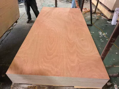 Okoume Plywood 1220x2440mm Hardwood Core Commercial Laminated Plywood for Furniture