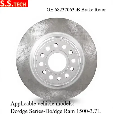 Wholesale Favorable Price Cast Iron OE 68237063aB Brake Discs for Do/dge Series Do/dge Ram 1500 3.7L