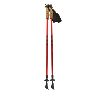Two section Outdoor walking Exercise Adjustable Telescopic 2-pack Aluminum Nordic Walking Trekking Poles