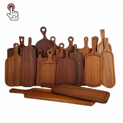 Hot Sale High Quality Custom Olive Cheese Wood Cutting Blocks Acacia Wood Chopping Boards