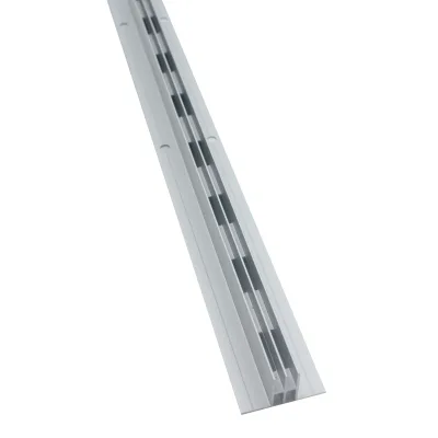 Double Slotted Aluminum H Upright Channel for Retail Shop Fittings & Display Shelves