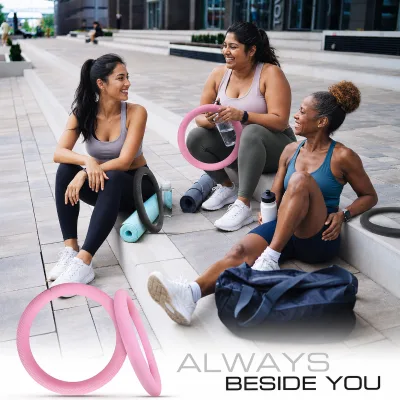 OEM ODM Yoga Pilates Accessories Set with Silicone Barbell Beam Power Ring and Hip Resistance Bands