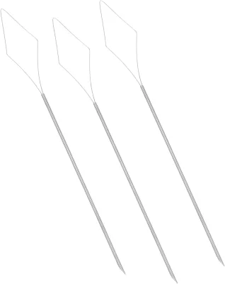 Hand-Knitted Wig Needle Threading Tool Hand-Hook Hair Ancient Costume Weaving Mending Stainless Steel Brushing Needle