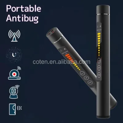 Portable Pen Shape RF Bug Detector, GPS Tracker Finder, Anti Spy Detector for Wireless Listening Device