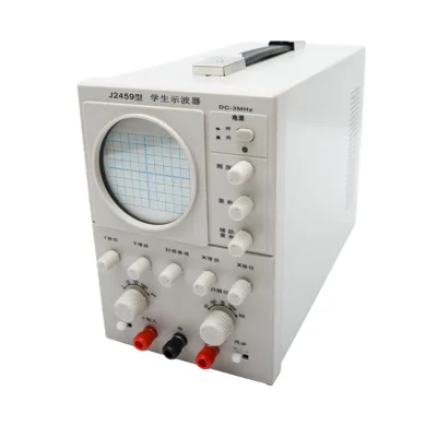 DC 3MHz Oscilloscope for Students Physical Experimental Equipment Scanning Frequency From 10Hz to 100kHz