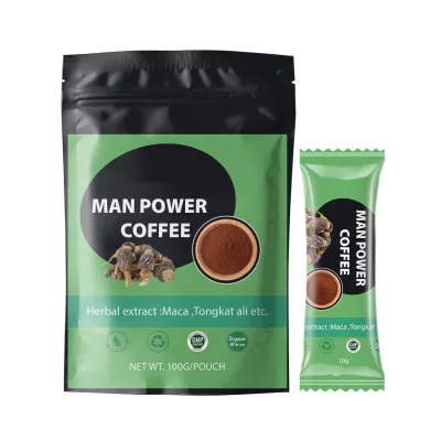Greenpie Custom Natural Formula Premium Man Coffee Product Man Powder Coffee