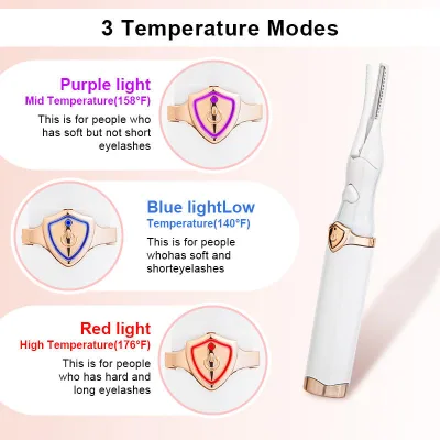 Electric Eyelash Curler Heating Eyelash Curling Device USB Charging Eyelash Lifting Accessories Beauty Tools