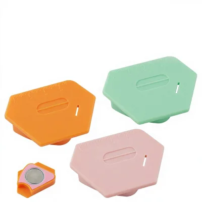 3 Pcs Magnetic Seam Guide Sewing Machine Supplies Accessories (PVC Material Woven Technics)-Multifunctional Hemmer Scale