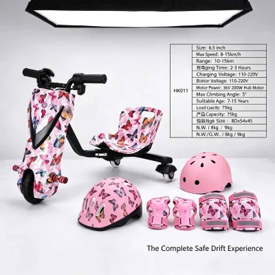 MTBGO Imported 250w Hot Sale Children Electric Tricycle Toy Car with Bluetooth Cheap Motorcycle Drift Car
