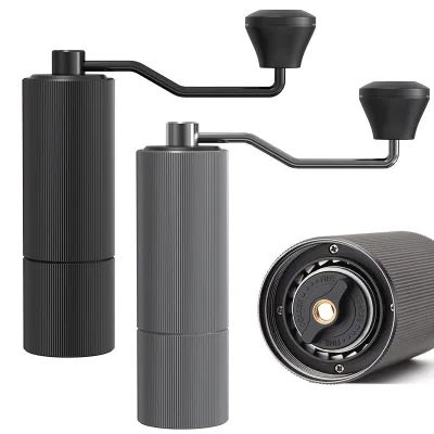 America Hot Selling 420 Stainless Steel Adjustable Household Adjustable Portable Hand Manual Coffee Bean Grinder With Burr