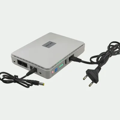 Battery Backup Multi Output Online USB 5V DC 9V 12V Power Bank Mini UPS for WiFi Router CCTV Camera Mobile Phone