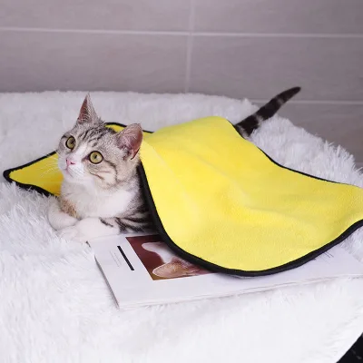Microfiber Pet Supplies Quick Drying Super Absorbent Pet Cats Dog Grooming Bathrobe Cleaning Bath Towel