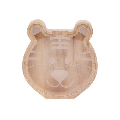 Zodiac Sign Wood Piggy Bank Savings Piggy Bank for Kids Cute Money Bank Coin Keepsake for Boys and Girls Animal Design