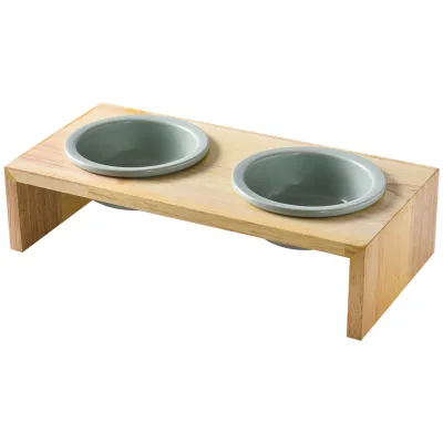 Manufacturer's Wholesale Ceramic Dog Bowl Eco-Friendly Solid Pattern in Multiple Colors for Dogs of All Sizes