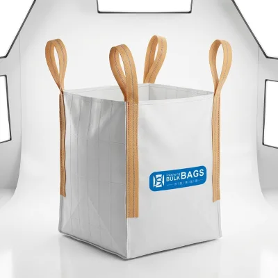 Moisture Venting Container Bag Reinforced Side Straps for Dried Fruit Nut Agricultural Products Long Distance Truck Transport