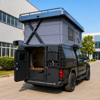 Australia Standard Lightweight Modern 4x4 Off-Road Motorhome Pickup Mini Slide-On Camper Caravan RV Outdoor Roof Tent Camping
