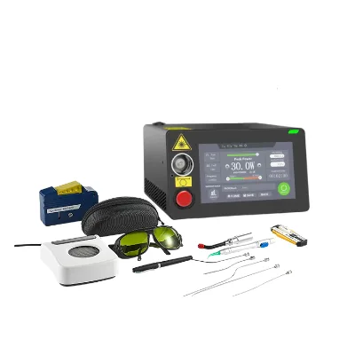 980nm/1470nm Class 4 Medical Diode Laser Spine Surgery Equipment Electricity Powered Portable Air Cooled for PLDD Treatment