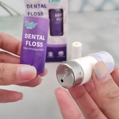 Daily Care New Design Floss Lipstick Shape Paper Tube Packaging Floss Silk/Nylon/PLA Floss for Cleaning Teeth