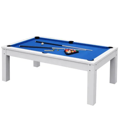 Best Selling 7ft 3 in 1 Solid Wood Multi-Function Snooker Dining Billiard Table Pool Home Use CARB Certified Customizable