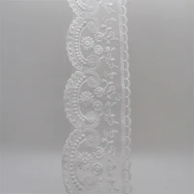 Hot SaleWater Soluble Lace Embroidery Mesh Lace Trim Lace for Lingerie