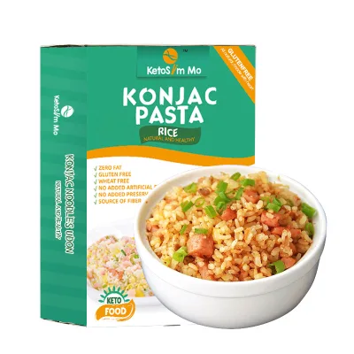 Six Packs Box Wholesale Sell Konjac Shirataki Low Calorie Glycemic Konjac Rice
