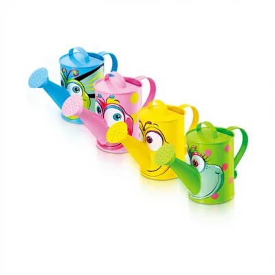 Garden Kids Toys Steel Eco-Friendly 1.3L Powder Coated Gardening Watering Can for Kids and Indoor/Outdoor Use