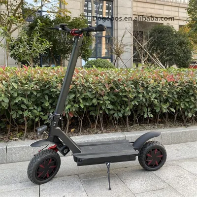 2021 NEW Model Eu Warehouse Double Motor Two-Wheel Aluminum Alloy Foldable Electric Scooter Hydraulic Disc Brakes Waterproof