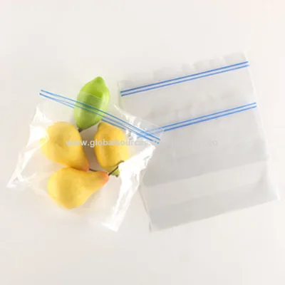 Ziplock bag - LDPE storage reclosable bag, with bottom gusset