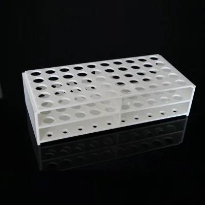 Good Price White Plastic Multipurpose Detachable 50 Wells Test Tube Rack