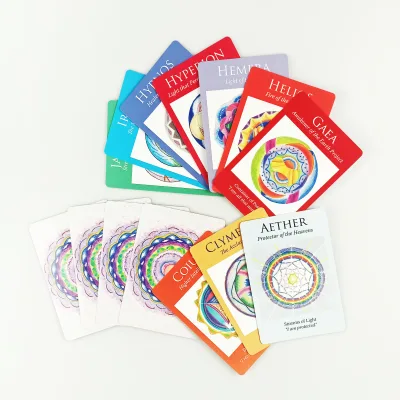Custom Wholesale Holographic Tarot Card With Guide Book Printing Tarot Cards With  Meanings
