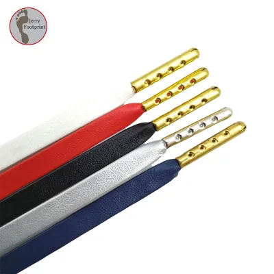 Flat Pu Leather Dress Shoes  Shoelaces Trainer Sneakers Shoes Laces for Men and Women