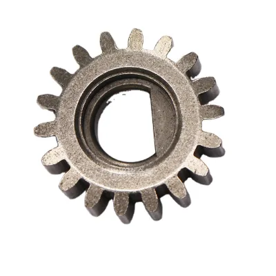 D-shaped Hole 18-Tooth Straight Tooth Iron-Based Alloy Powder Metallurgy Pressing Precision Gear Production