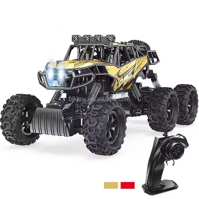 6 Wheels 1:10 Rc 1/10 Scale Alloy Models Cars 4WD 2.4G Off Road Climbing Car Remote Control Hobby Body Trucks Rc Crawler Truck