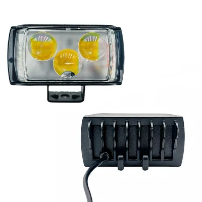 Changeable Red Blue Flash LED Light 12v 24v White Yellow Spotlight Headlight Mototcycle Truck Offroad Lamp Driving Lighting