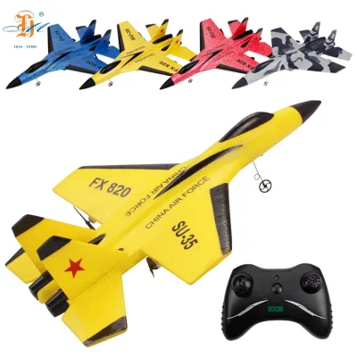 Kids RC Toys Vehicle Flying Toys SU-35 Fighter Jet Remote Control Plane Set 4 Color Style  Plane Toys Set