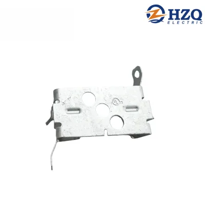1/8" Max Flange, 14-2 to 10-3 MC/AC Stud Clip Cable Fastener Steel, Gray Cable to Stud Clip