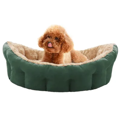 2024 Custom Dog Massage Bed Cozy Extra Comfort Cave Nest with Skin-Friendly Fabric Washable Pet Bed for Winter