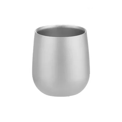 Double Wall 120/255/400ml Anti-scald Coffee Water Mug Heat Preservation 0-6 Hours Outdoor Hiking Titanium Camping Mug