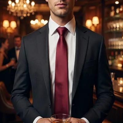 Hot Selling Hand Made Maroon Matt Necktie