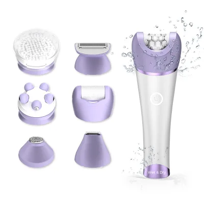 Cross-border Women's New Electric Shaver 4-in-1 Multi-Functional Conditioning Set ABS Waterproof Type-C Charging Face Washing