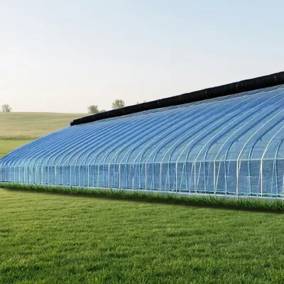 UYARD CMC3810 Double PE Film Steel Frame Easy-Assembly Agricultural Greenhouse Windproof & Durable for Plant Cultivation