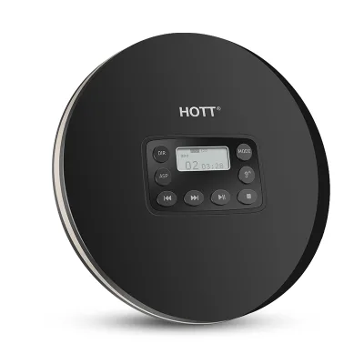 Rechargeable CD Player, HOTT Portable Personal Disc CD Player Walkman with Anti-Skip Anti-Shock Protection