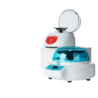 Mini Desktop Laboratory Handheld Centrifuge 8 Row Small Timing Low Speed Instantaneous Centrifugation