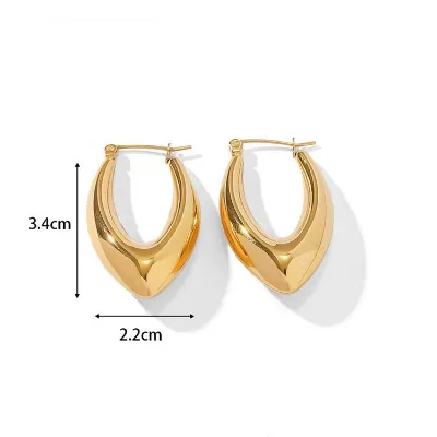 Classic Style  Multicolor 4K Gold Plated Cute Cartoon Design Earrings