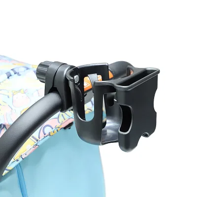 2023 New Design Universal Pushchair Pram Stroller Cup Holder Baby Bottle Drink and Coffee With Phone Holder