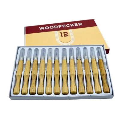 Customized Various Hot Selling 12pc 14pc Wood Carving Knife Set