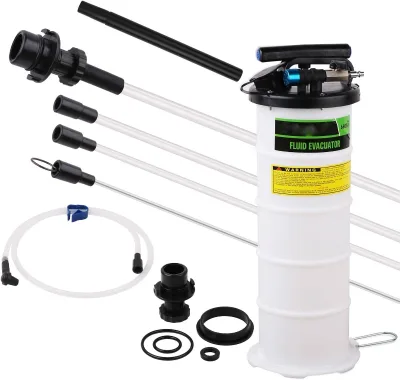 6.5 Liter Pneumatic/Manual Fluid Extractor Pump Oil Changer Vacuum Fluid Extractor Oil Change & Fluid Change Tool