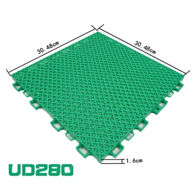 Interlocking Waterproof Polypropylene Sports Flooring for Outdoor Basketball Courts Easy Clean Drainage Wholesale Customizable