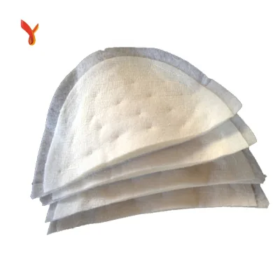 Soft Sponge Fashion Unisex Suit Shoulder Pads Nonwoven Fabric with Polyester/Cotton Material Anti-Allergy Eco-Friendly Fanshape